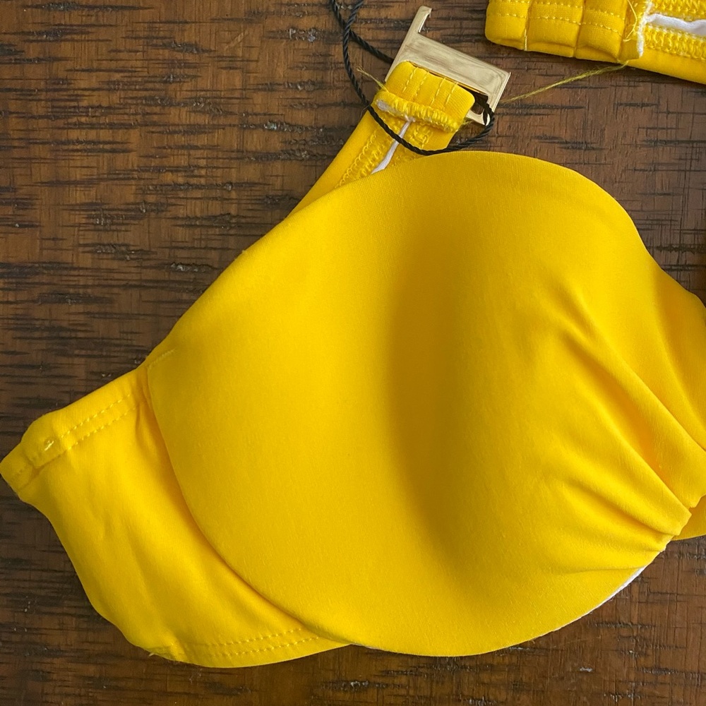 DVF yellow bikini top - Picture 3 of 6